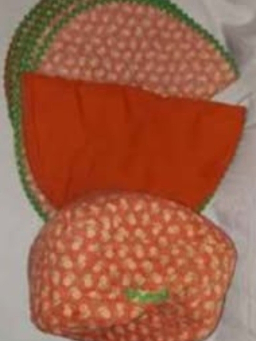 Vintage Reversible Kitchen Placemat Set